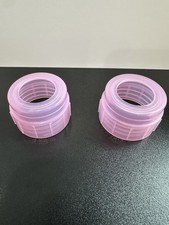 2 pink Dr. Brown s Natural Flow Narrow Baby Bottle Rings Collars