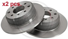 X2 PCS REAR BRAKE DISC ROTOS X2 PCS SET 15005 A.B.S. I