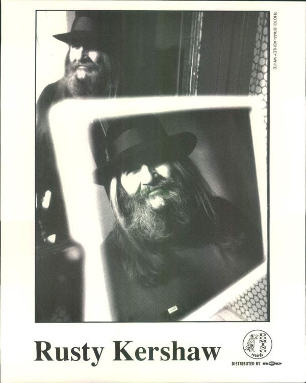 Photo/Flyer: RUSTY KERSHAW 8x10 B&W