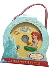 Disney Princess Magical Cd-ROM Game Little Mermaid II Return To The Sea W/Purse