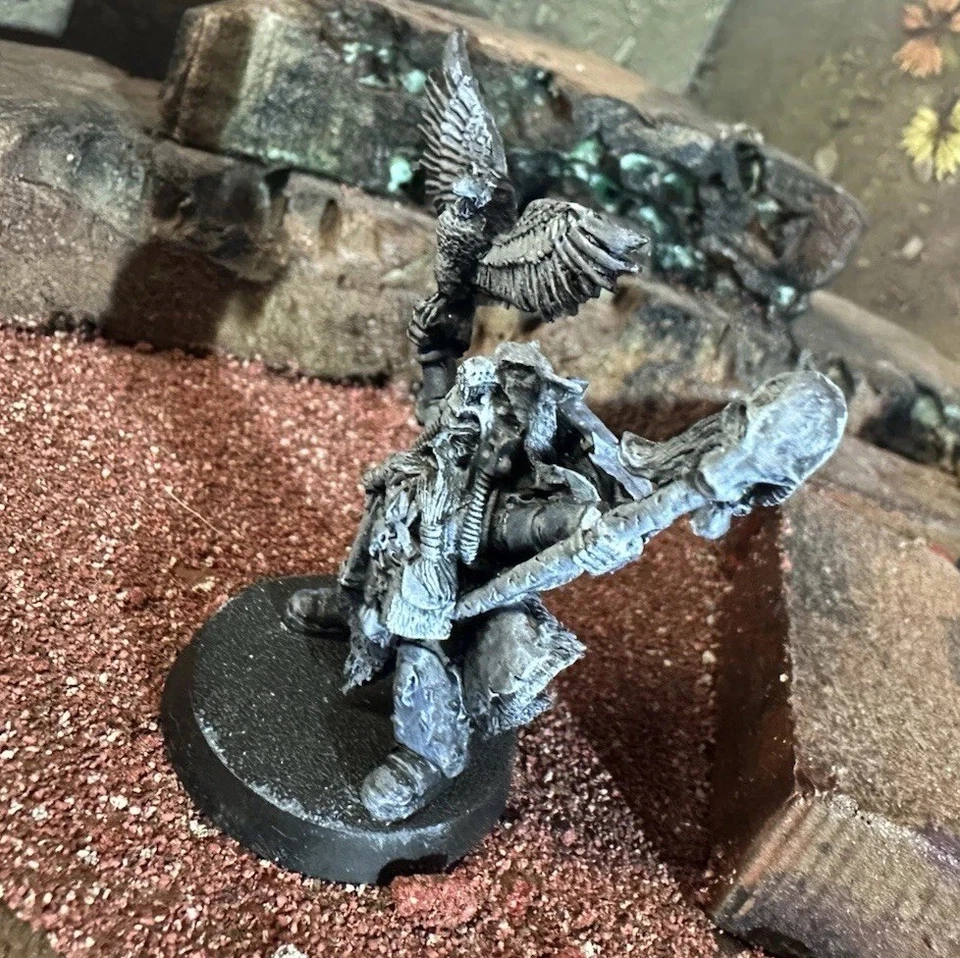 Warhammer 40K Space Wolves Njal Stormcaller Plastic - Image 3 of 4