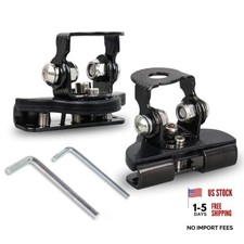 2PCS LED Light Bar Mounting Brackets, Universal Hood Light Mounts, Adjustable