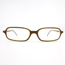 Emporio Armani 612 420 Eyeglasses Frames Brown Round Oval Full Rim 52-16-135