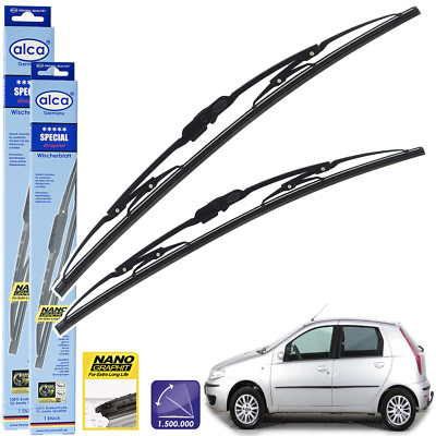 Fits Fiat Punto 1999-2005 Standard Windscreen Wiper Blades AS22''18'' Alca Special
