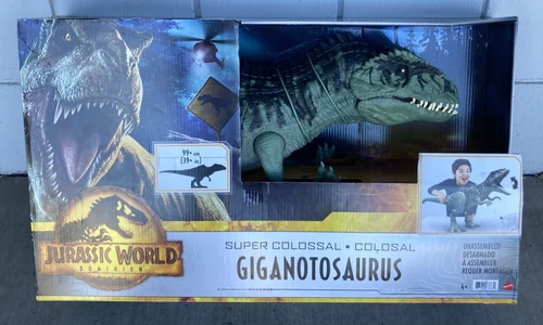 Mattel Jurassic World Super Colossal Giganotosaurus Giant New