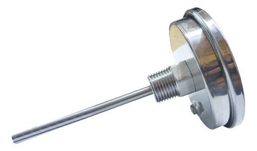 3" Stainless Steel Thermometer w/ 6" Probe & Weldless Kit Homebrew Beer Kettle - Picture 2 of 3