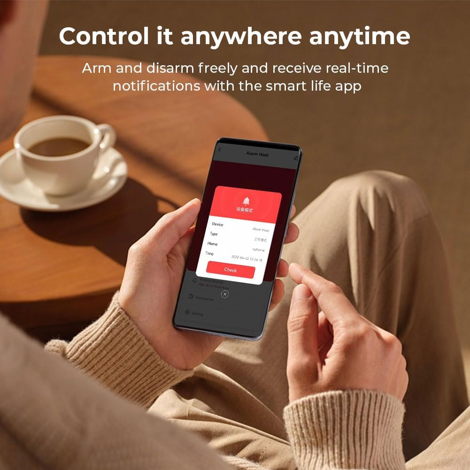 Wireless Home Alarm System 15-Piece Kit, WiFi Alarm System - View #7