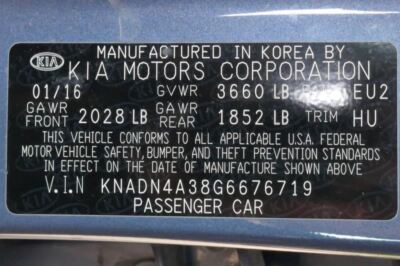 Hood Urban Blue Color Fits 12-17 Kia RIO 1697459 | eBay