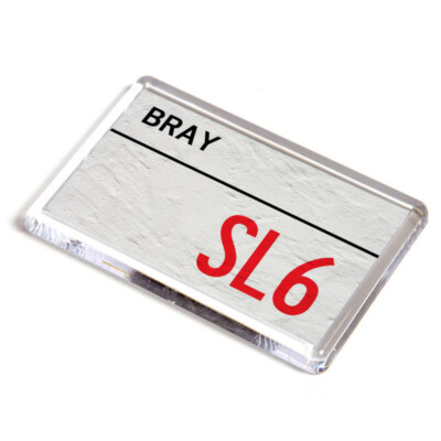 FRIDGE MAGNET - Bray SL6 - UK Postcode | eBay