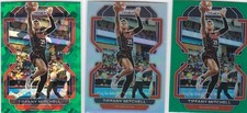 2022 Prizm WNBA FANATICS Green CRACKED ICE/GREEN/SILVER #96 Tiffany Mitchell