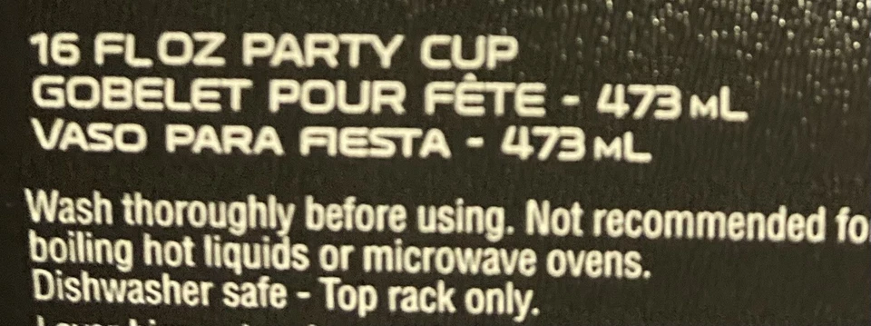 Taza de fiesta reutilizable de 12 oz de los campeones del Super Bowl de la NFL de Los Angeles Rams (juego de 4 tazas) Foto 3 de 4