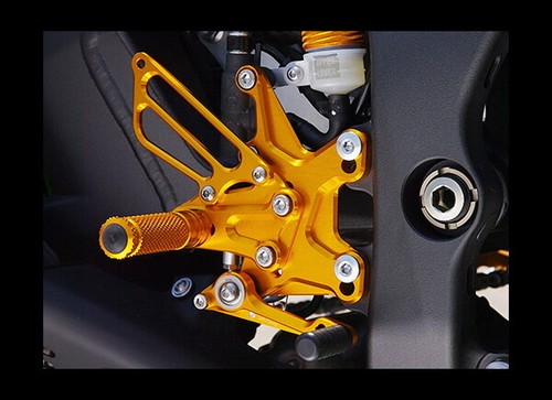 Adjustable Position Rearsets Kawasaki ZX10R ZX-10R ZX1000 Rear Sets Footrests - 第 1/5 張圖片