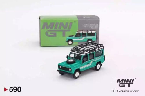 Mini GT 1/64 Land Rover Defender 90 Pickup & 110 Station Wagon - NUEVOS - Imagen 12 de 35