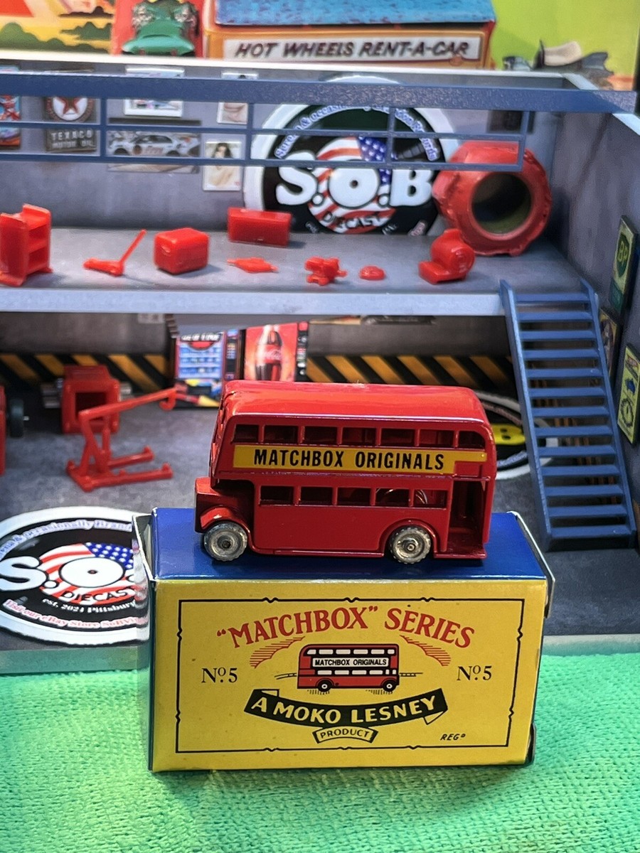 Matchbox Series A Moko Lesney No 5 Double Decker Bus USED NM Cond