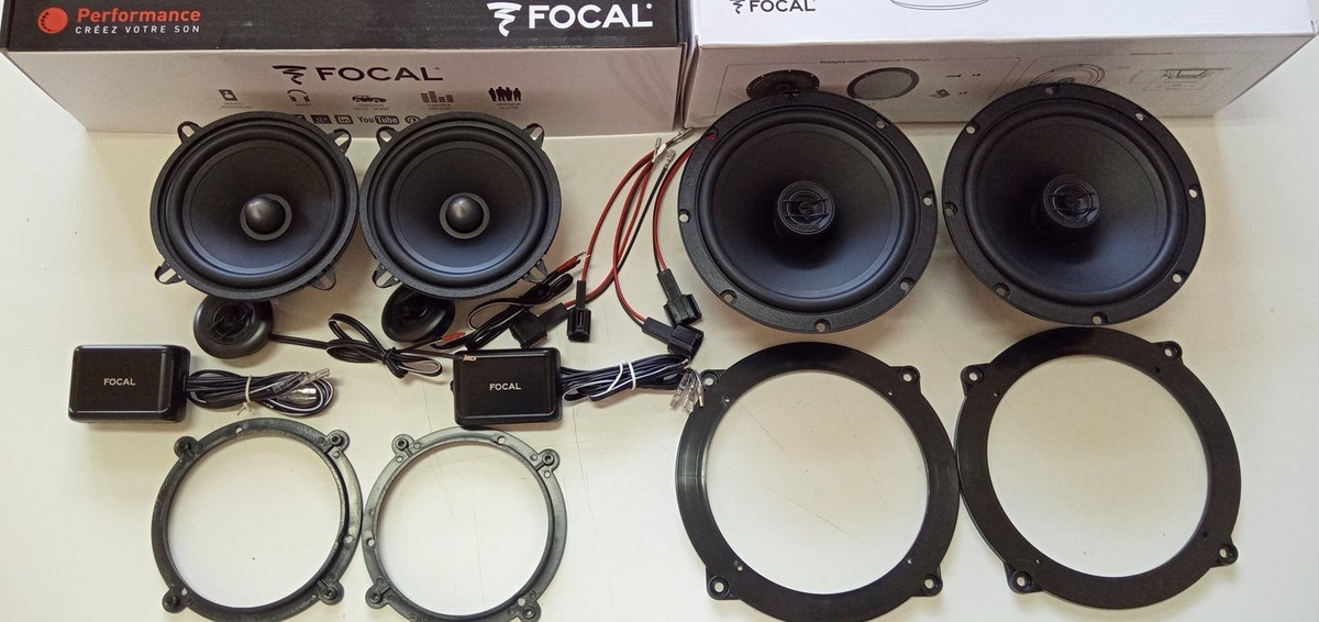 Set 6 Lautsprecher Focal für Audi A3 (8L) 96-03 Vorne und Hinten  