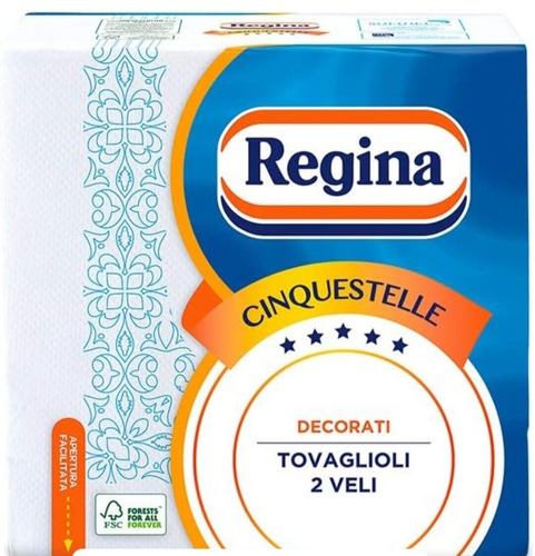 Regina Tovaglioli Monovoile – 250 Stück Servietten Mit Dekorativen Motiven, Bunt Gemischt, Für Jeden Anlass