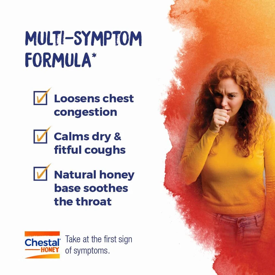 Boiron Chestal Honey Cough Syrup Day Night Relief for Chest Congestion 6.7 oz - Image 3 of 4