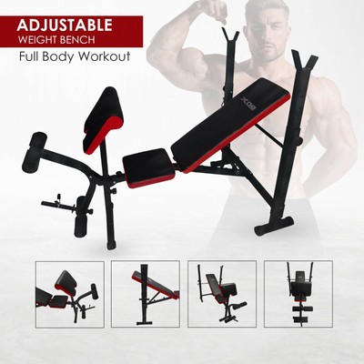 Xn8 Adjustable Weight Bench Sit Up Dip Station Multi Gym Workout