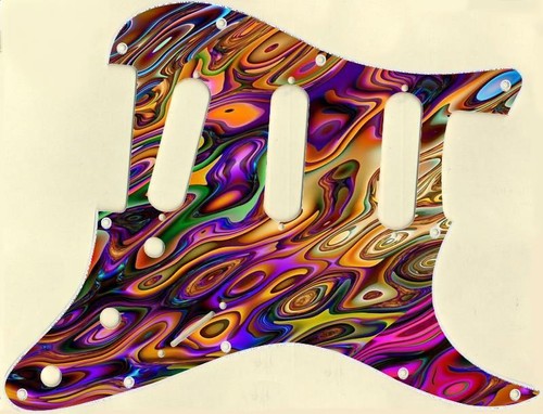 Stratocaster Pickguard Custom Fender SSS 11 Fori Pick Guard - Foto 3