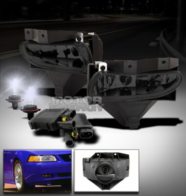 Yellow Bumper Fog Lights + 8000K HID Kit For 1999-2004 Ford Mustang – Trendgear Auto Parts