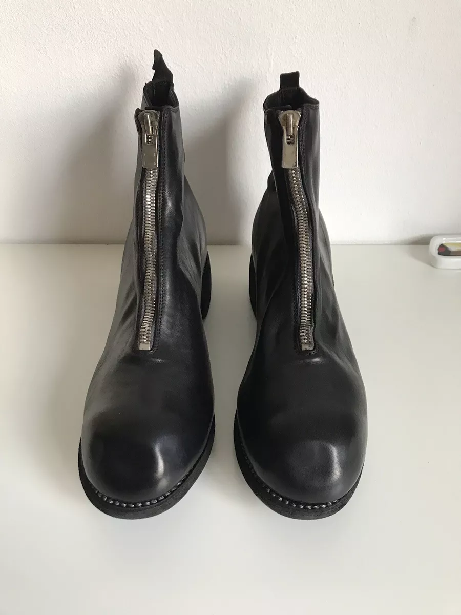 Guidi PL1 Front Zip Boots Black Size 45