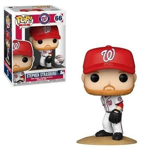 Funko POP! MLB Washington Nationals STEPHEN STRASBURG  Vinyl #66 **DAMAGED**