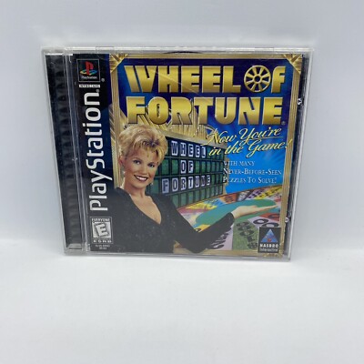Wheel of Fortune Sony PlayStation 1 PS1 1998 Complete with Manual CIB Tested