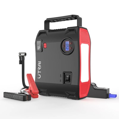 4 in 1 Jump Starter Power Pack Portable Car Battery Booster Auto Starting Device
