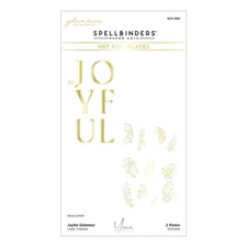 Spellbinders Glimmer Hot Foil Plate Set by Yana Smakula De-Light-Ful Joyful