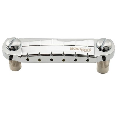 Wilkinson 52mm (2-3/64'')String Spacing Pre-Set Wraparound Bridge Chrome