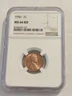 1956-P LINCOLN WHEAT CENT NGC MS 66 RD