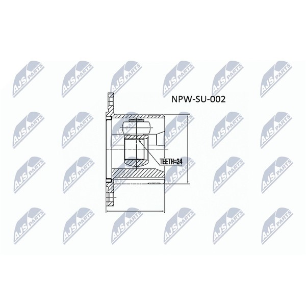 NTY NPW-SU-002 Gelenksatz, Antriebswelle-image