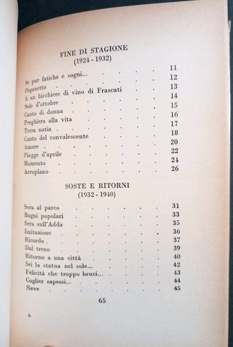 Sergio Solmi - Poesie - Mondadori 1950 1a ed. - Foto 8 di 9