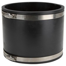 ProSource FC56-66 Coupling, 6 x 6 in, Cast Iron, Plastic and Steel Drain Pipes,