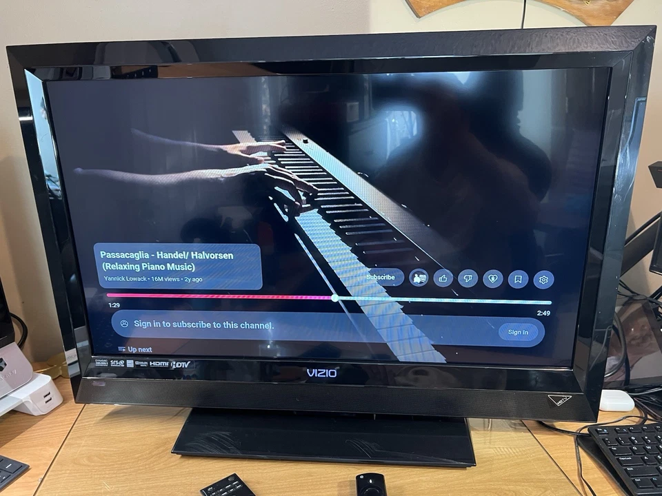 Vizio E321VL 32” LCD HDTV 1080p with Fire TV Stick - Image 3 of 4