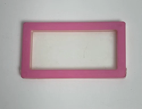 1 Vintage Barbie Doll Dream House Dollhouse A Frame Replacement Window-Pink