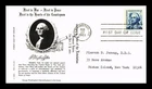 Dr Jim Stamps George Washington 1966 First Day Cover FDC+Plus+ Cachet