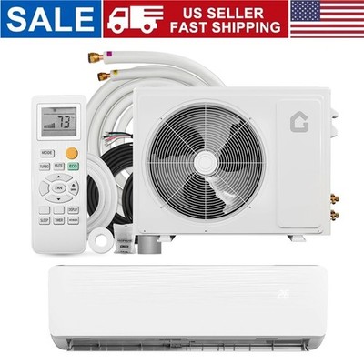 12000 BTU Ductless Mini Split Air Conditioner AC Unit W/Heat Pump 19 SEER2 115V