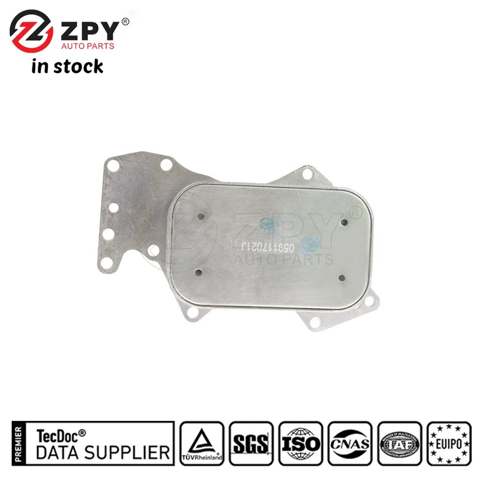 ZPY Trans Oil Cooler For AUDI VW A4 Avant S4 Quattro Cabrio A6 059 117 021J - Image 3 of 4