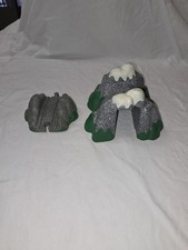 Wooden Train Mountain Tunnel Rock Lot BRIO Compatible Scenery Accessory Thomas