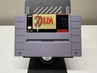 Zelda A Link to the Past (Super Nintendo SNES, 1992) Cartridge Authentic Saves
