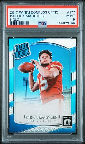 Patrick Mahomes II [Holo] #177 2017 Panini Donruss Optic card