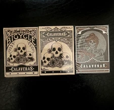 Calaveras Playing Cards v1 COMPLETE SET by Dead On Paper - Brand New & Sealed