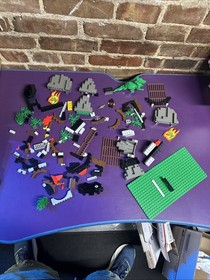 LEGO Castle Dark Dragon's Den 6076 Dragon Masters Set Box Vintage Incomplete