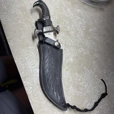 Hibben Knives Gil Hibben Raven UC700 Fantasy Fighter Knife w/ Sheath