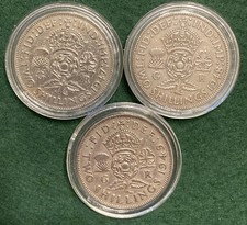 1947-1949 Two Shilling Coins. George VI #224