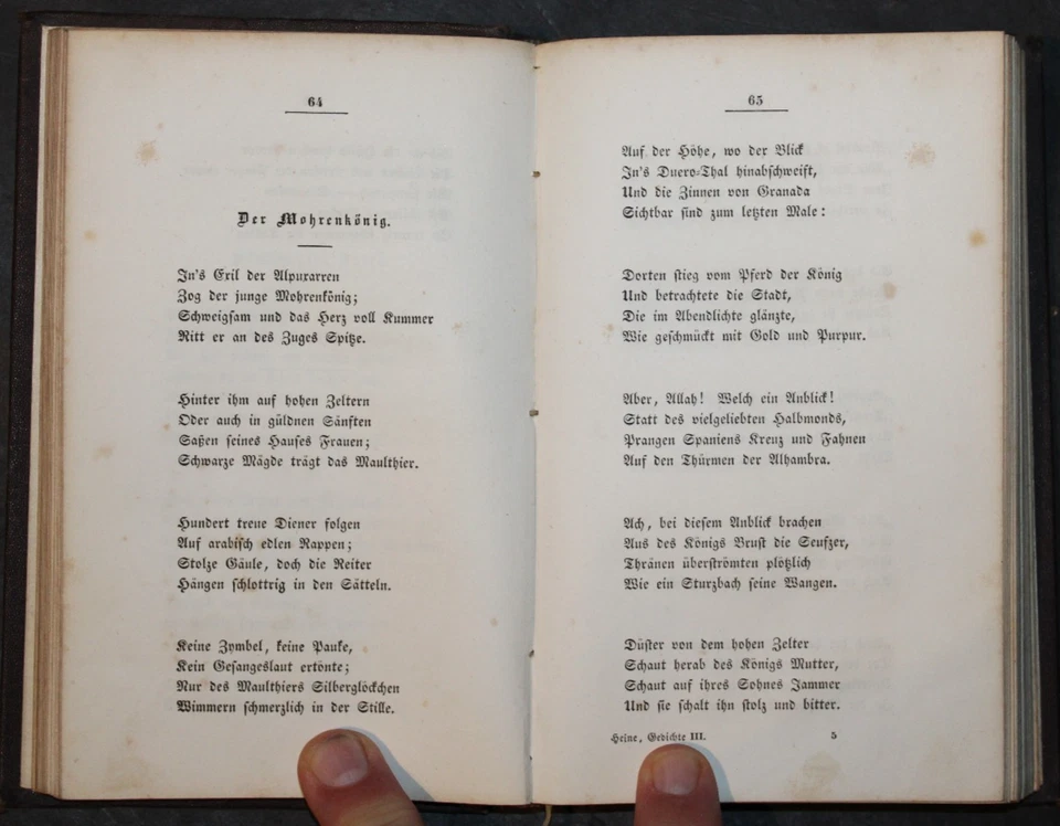 PRACHTBAND,HEINRICH HEINE, ROMANZERO,ERSTAUSGABE,HAMBURG,HOFFMANN & CAMPE,1851 - Bild 4 von 4