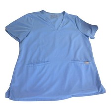 Figs Women s Casma 3 Pocket Scrub Top Blue XL Style FW1100 PO 1429