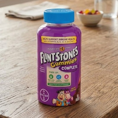 Flintstones Complete Gummies Kids Multivitamin w/ Vitamin A, C, D & Zinc 180 Ct