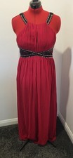 Little Mistress Red Embellished Ballgown, Cruise, Party Wedding 14 Full Length
